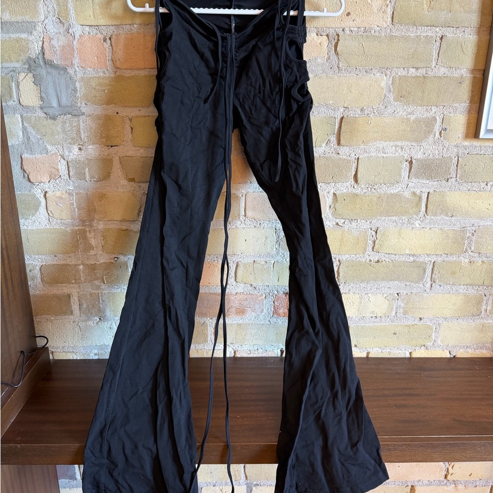 I.AM.GIA Black Cut Out Pants